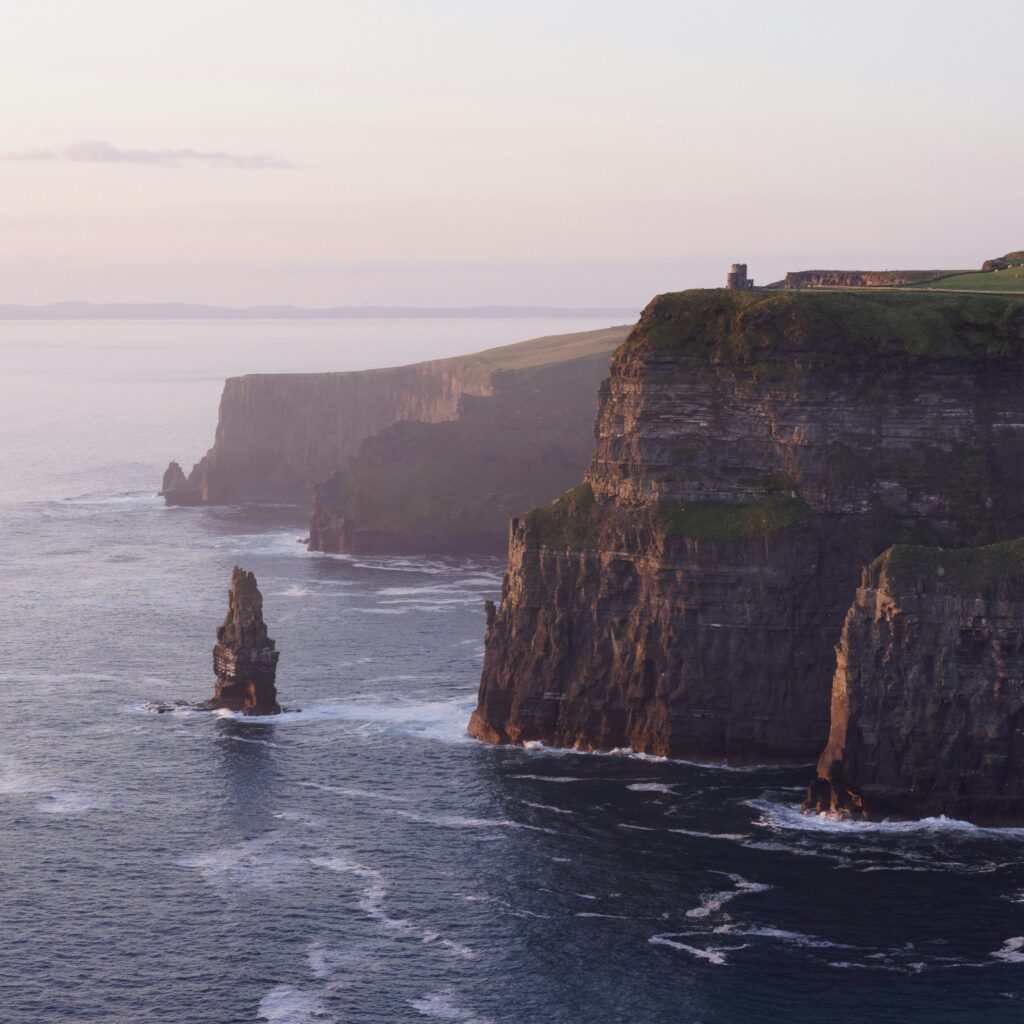 Ireland. A picture of the sea and land